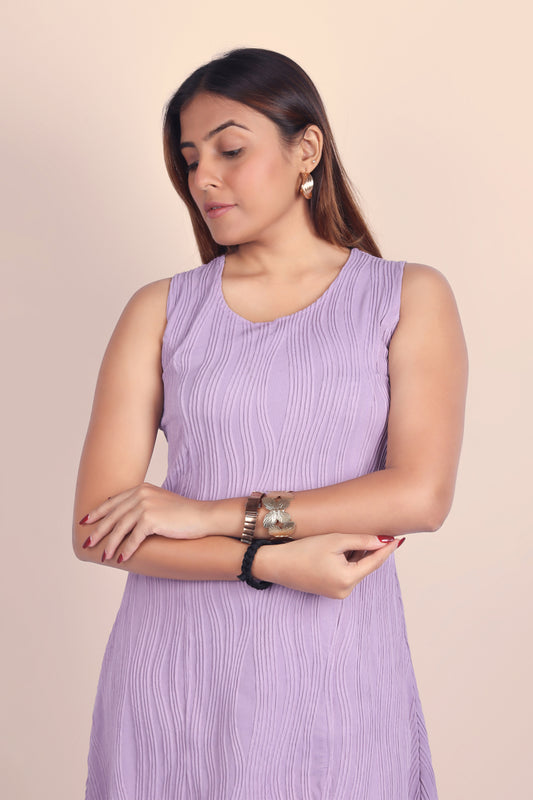 Lavender A-Line Dress