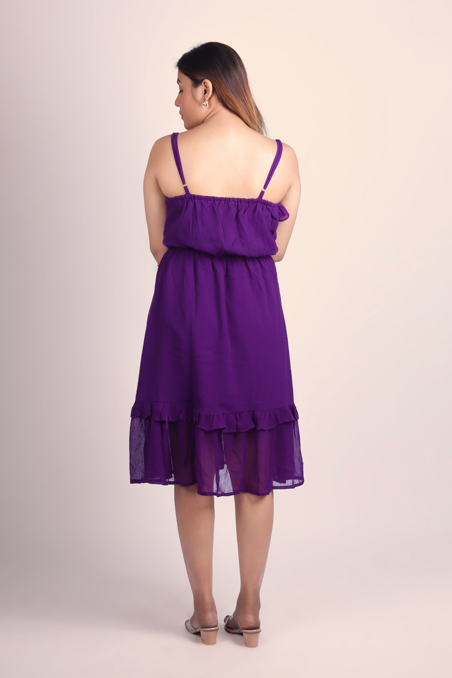 Chic Purple Layer Dress