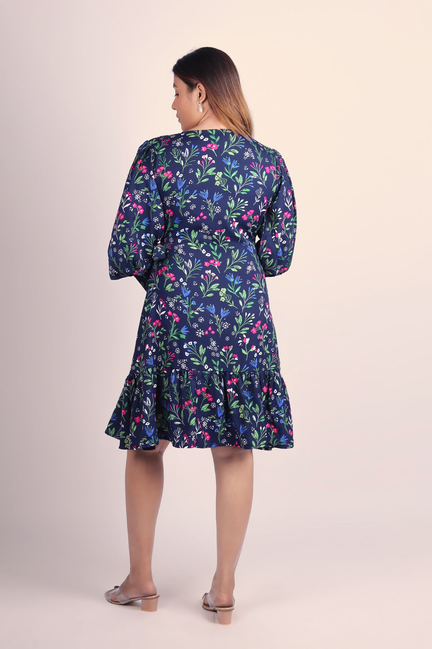 Navy Bloom Dress